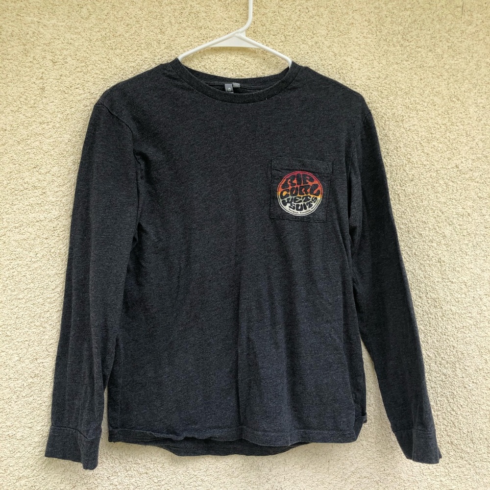 TILLYS Rip curl grey long sleeve shirt